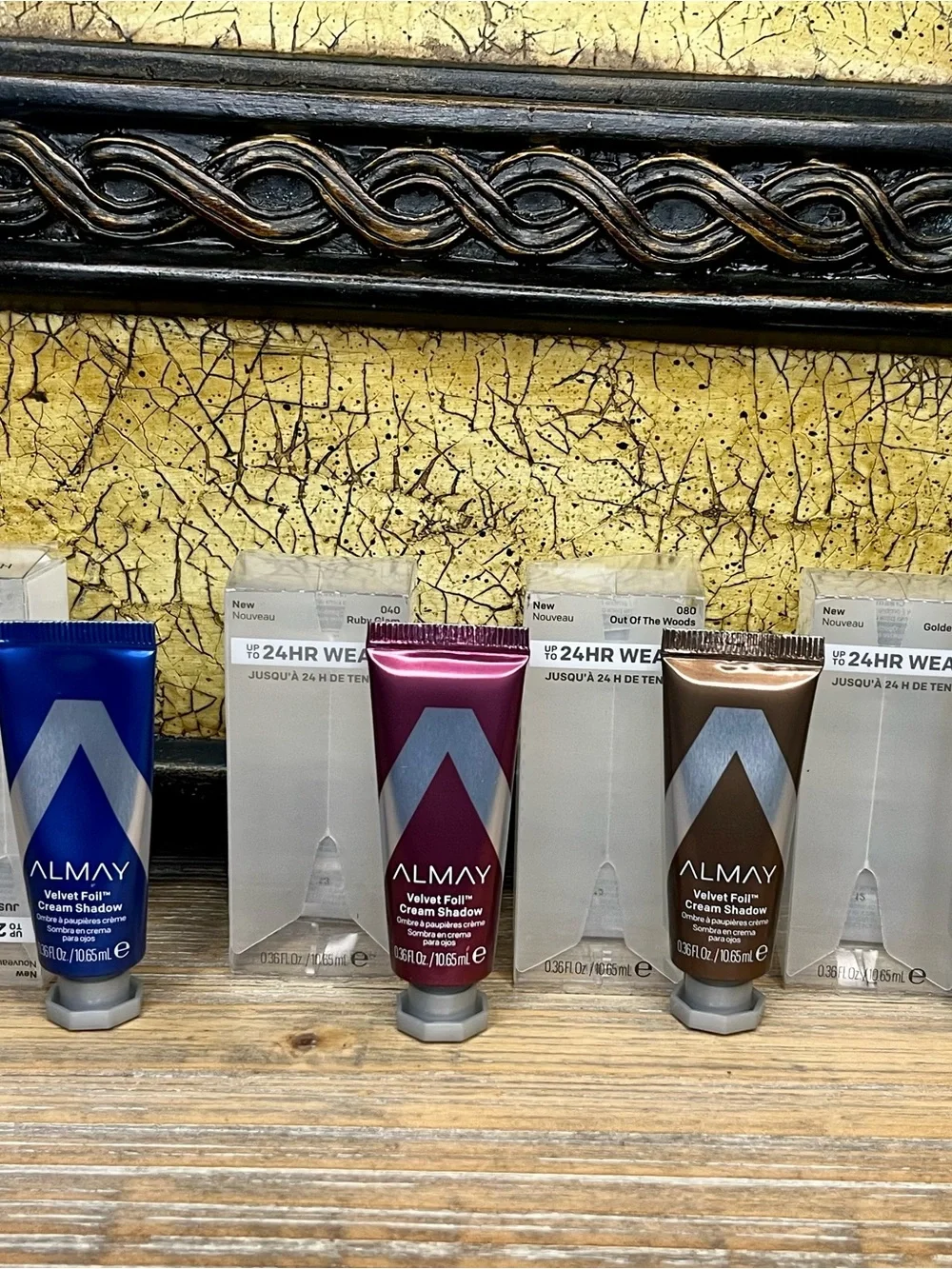 NEW Sealed Almay Velvet Foil Cream Shadow Bundle-Set of 4 Metallic Shades